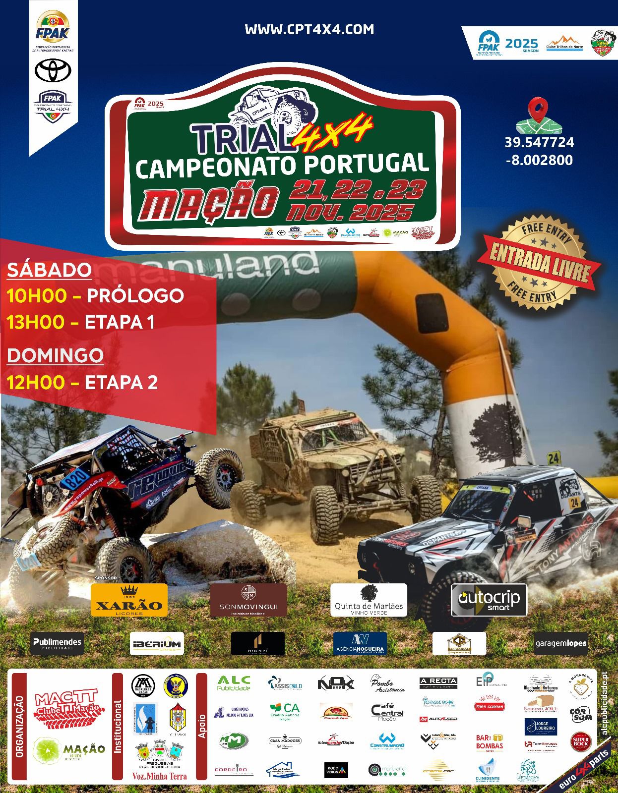 CAMPEONATO PORTUGAL TRIAL 4x4 MAÇÃO