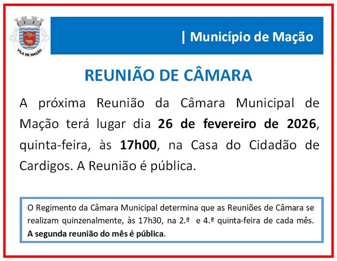 REUNIÃO DE CÂMARA PÚBLICA